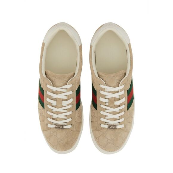 Gucci Men Gucci Ace Sneaker With Web Detail - Picture 6 of 6